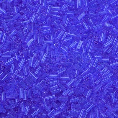 Transparent Glass Bugle Beads SEED-N005-001-C03-1