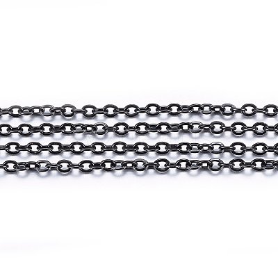 Handmade 304 Stainless Steel Cable Chains STAS-P213-01B-02-1