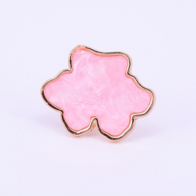 Adjustable Resin Palette Rings LS-MRMJ-WH0060-74B-1