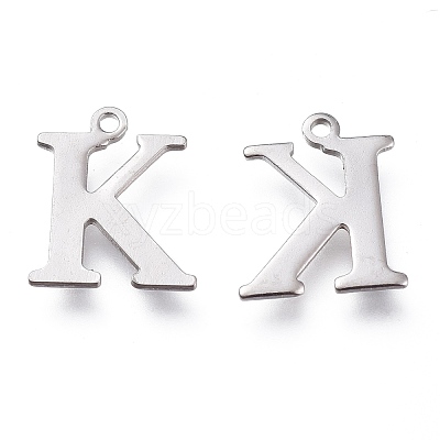 Tarnish Resistant 304 Stainless Steel Charms STAS-H112-K-P-1