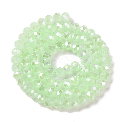 Baking Electroplate Glass Beads Strands LS-DGLA-A039-J10mm-B17-1