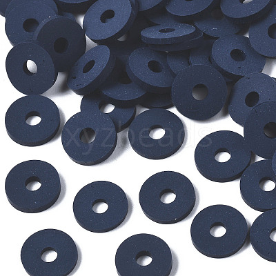 Handmade Polymer Clay Beads CLAY-R067-8.0mm-B35-1