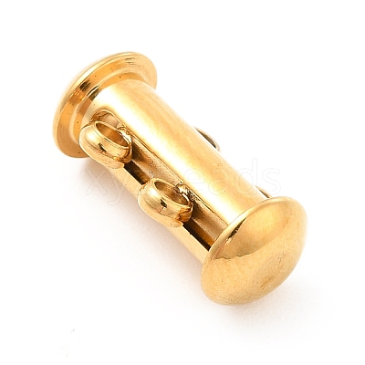 Ion Plating(IP) 304 Stainless Steel Slide Lock Clasps STAS-G071-51G-1