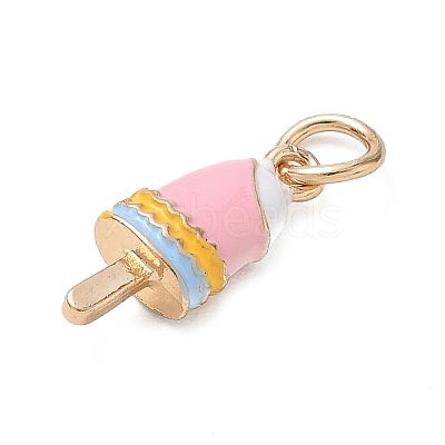 Alloy with Enamel Pendants AL-CBAE186-01G-01-1