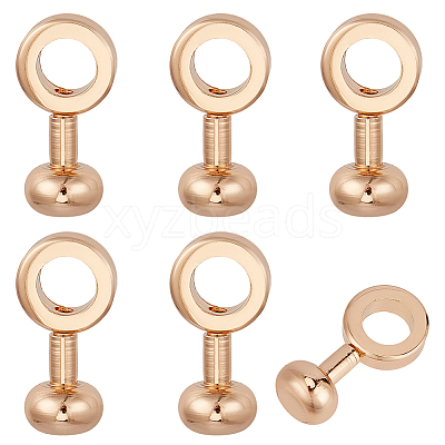 6Pcs Brass Zipper Insert Buckles KK-CY0001-04G-1