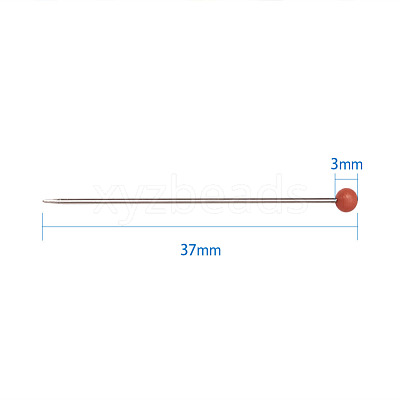 Multicolor 1 Box Length 37mm Round Ball Map Tacks Push Pins with Needle Points FIND-N0002-001-B-1