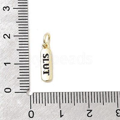 Brass Enamel Charms KK-P338-01G-A01-1