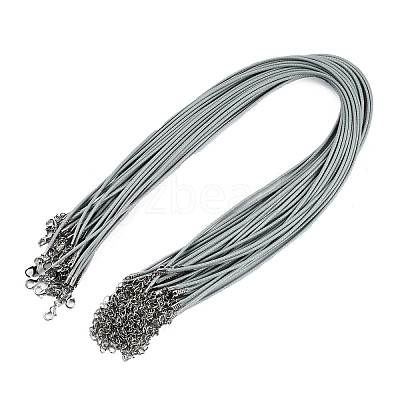 Waxed Cord Necklace Making NCOR-T003-04-1