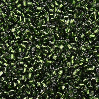 8/0 Glass Bugle Beads SEED-S032-07A-55A-1