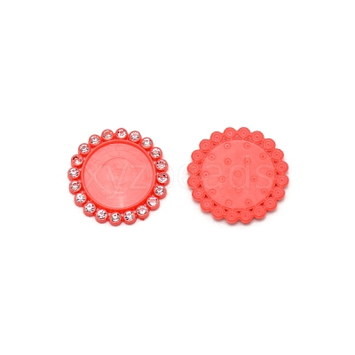 Plastic Cabochon Settings KY-WH0096-39I-1