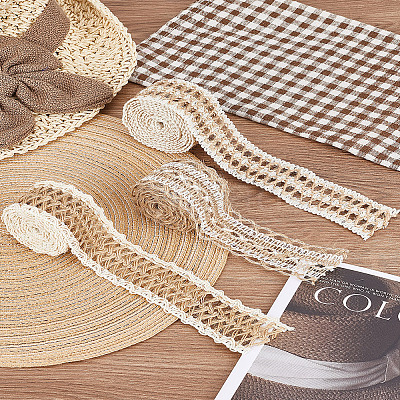 2 Rolls and 1 Bundle Burlap Ribbon OCOR-LP0001-77-1