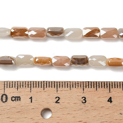 Electroplate Glass Beads Strands EGLA-P065-02A-1