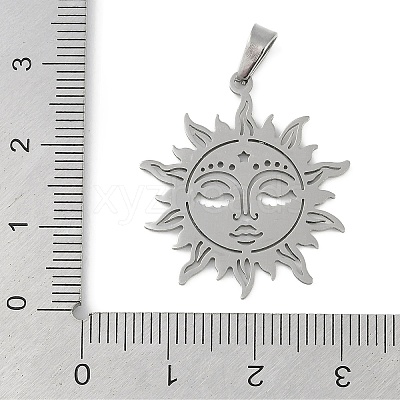 Non-Tarnish 304 Stainless Steel Pendants STAS-L279-033P-1