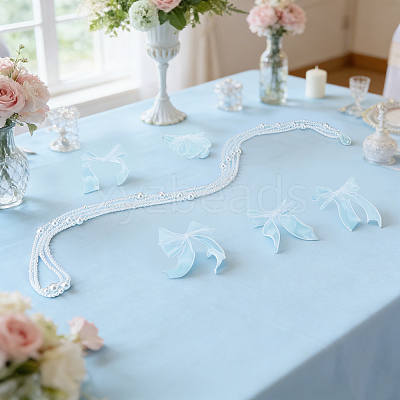 ABS Plastic Imitation Pearl Party Decorations HJEW-PH02544-1