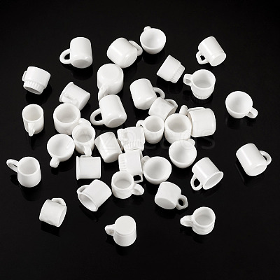35Pcs 7 Styles Resin Cup Miniature Ornaments DOLL-TA0001-02-1