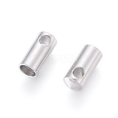 Tarnish Resistant 304 Stainless Steel Cord Ends LS-STAS-F232-01E-P-1