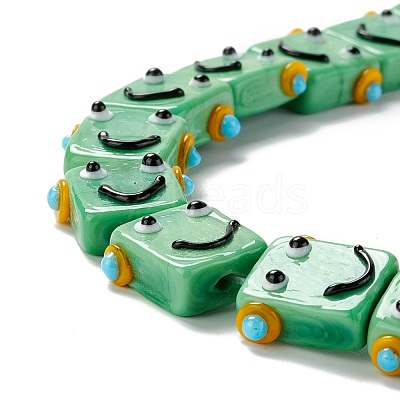 Handmade Lampwork Beads Strands LAMP-D015-07G-1