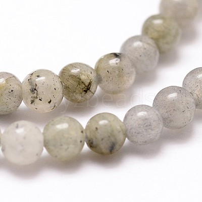 Natural Labradorite Bead Strands G-G735-29-4mm-1