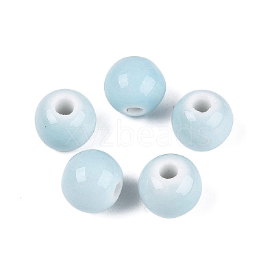 Vintage Handmade Porcelain Beads PORC-Q006-13A-25-1
