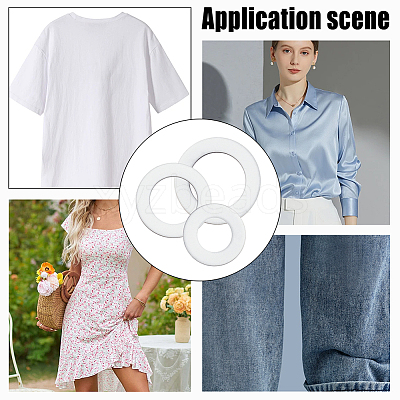 Plastic Hidden Corset Clip DIY-WH0899-407-1