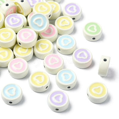 40Pcs Alloy Enamel Beads FIND-CJ0002-51-1