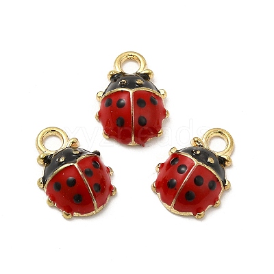 Alloy Enamel Charms X-ENAM-J650-04G-1