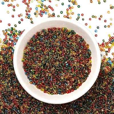12/0 Grade A Round Glass Seed Beads SEED-Q007-FM-1
