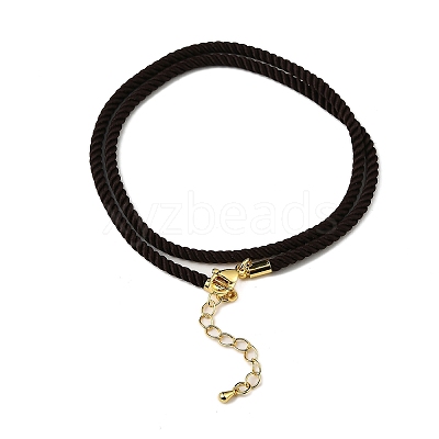 Nylon Milan Cord Necklace Making MAK-M028-01G-11-1
