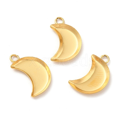 Ion Plating(IP) 304 Stainless Steel Pendant Cabochon Settings STAS-F167-27G-1