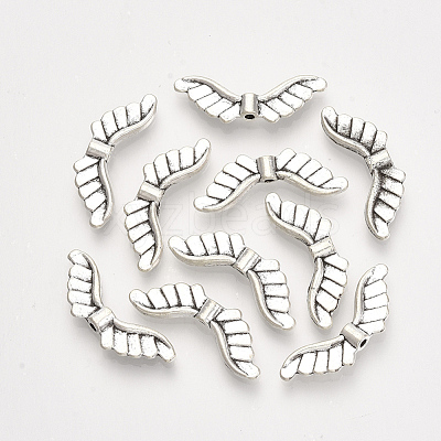 Tibetan Style Alloy Beads TIBE-Q097-02AS-LF-1