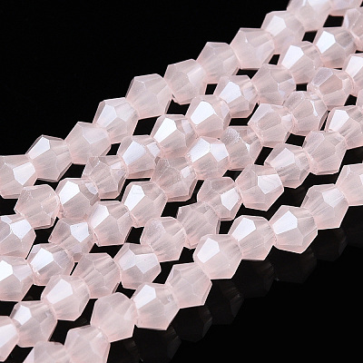 Imitation Jade Electroplate Glass Beads Strands LS-EGLA-A039-J2mm-A07-1