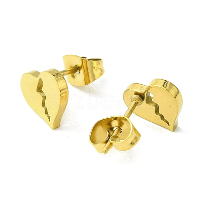 Thanksgiving Day Theme 304 Stainless Steel Stud Earrings EJEW-B041-01G-04-1