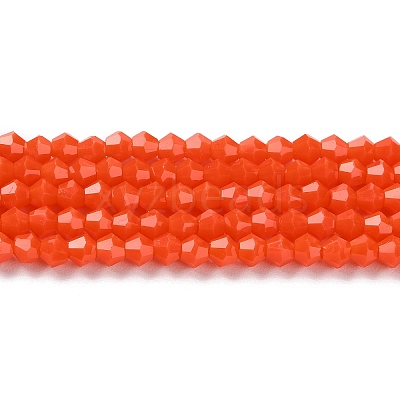 Opaque Solid Color Imitation Jade Glass Beads Strands LS-EGLA-A039-P4mm-D03-1