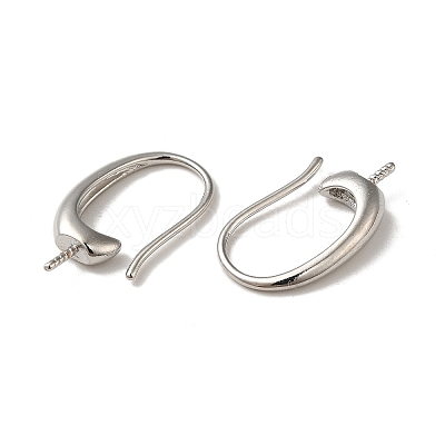 Rack Plating Brass Earring Hooks KK-G480-09P-1