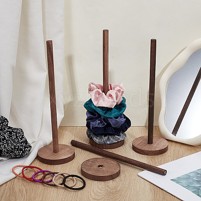 Wood Scrunchie Holders ODIS-WH0001-88B-1