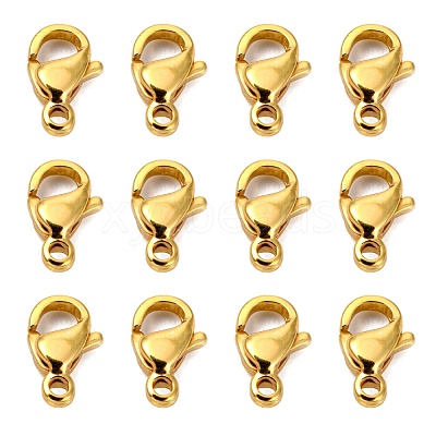 304 Stainless Steel Lobster Claw Clasps X-STAS-R050-9x5mm-02-1