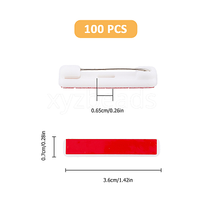 Plastic Brooch Finding DIY-WH0430-669C-01-1