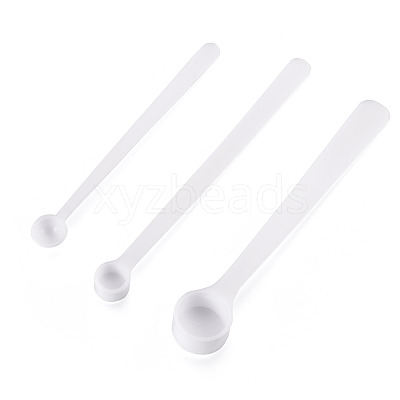 30Pcs 3 Styles Plastic Spoons AJEW-TA0001-89-1