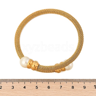 304 Stainless Steel Adjustable Bangles BJEW-Z087-13G-1