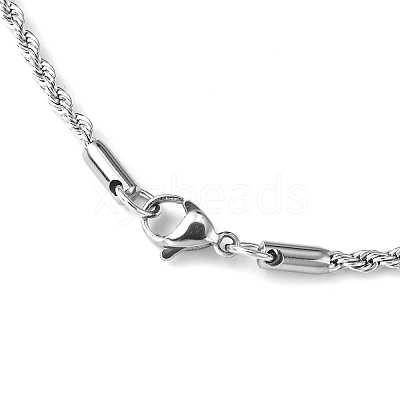 Tarnish Resistant 304 Stainless Steel Necklaces LS-NJEW-H005-1