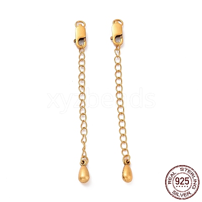 925 Sterling Silver Chain Extenders STER-D036-41AG-1