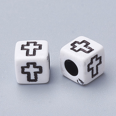 Craft Style Acrylic Beads MACR-Q226-01D-1
