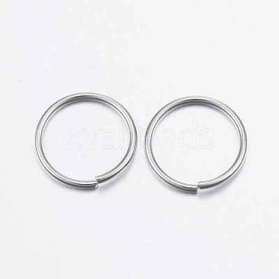 Tarnish Resistant 304 Stainless Steel Open Jump Rings STAS-P151-05-1