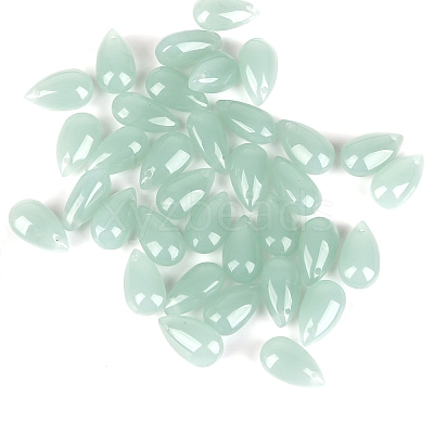 5Pcs Transparent Glass Beads GLAA-PW0001-25N-1