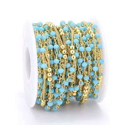 Handmade Brass Curb Chains CHC-I035-02G-05-1