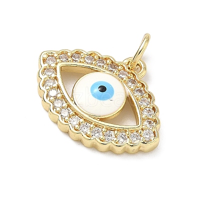 Brass Micro Pave Cubic Zirconia Pendants KK-H255-02B-G03-1