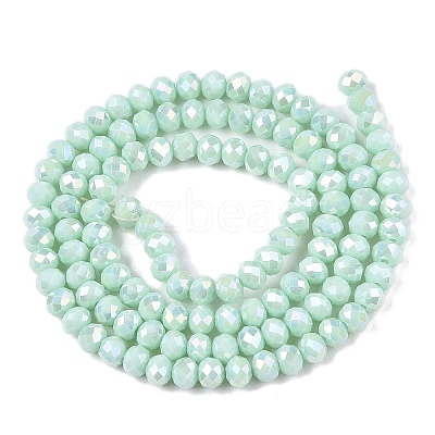 Electroplate Glass Beads Strands EGLA-A044-P3mm-B14-1