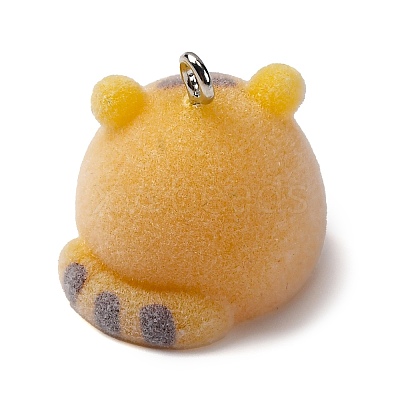Flocky Animal Resin Pendants FIND-S001-05D-1