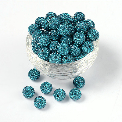 Pave Disco Ball Beads RB-H258-10MM-229-1