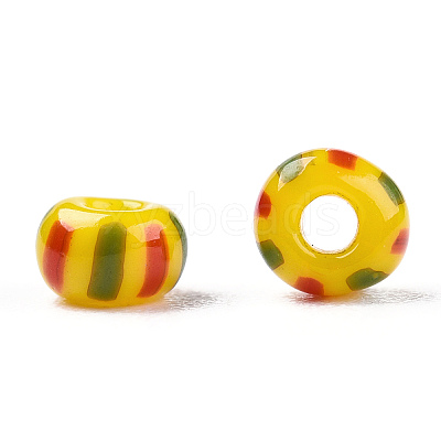 8/0 Opaque Colours Seep Glass Seed Beads SEED-F003-04B-03-1